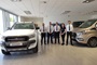 Employees at the Ford Transit Centre in Manchester.